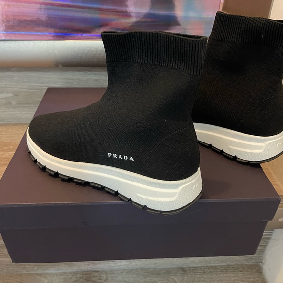 Brandnew Authentic Prada Sock Knit Sneakers - Picture 2 of 5